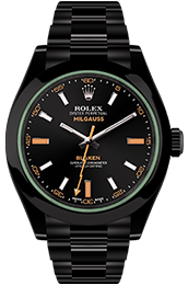 rolex milgauss all black