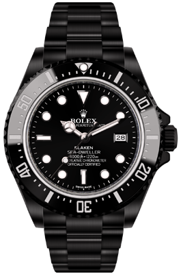 all black rolex sea dweller